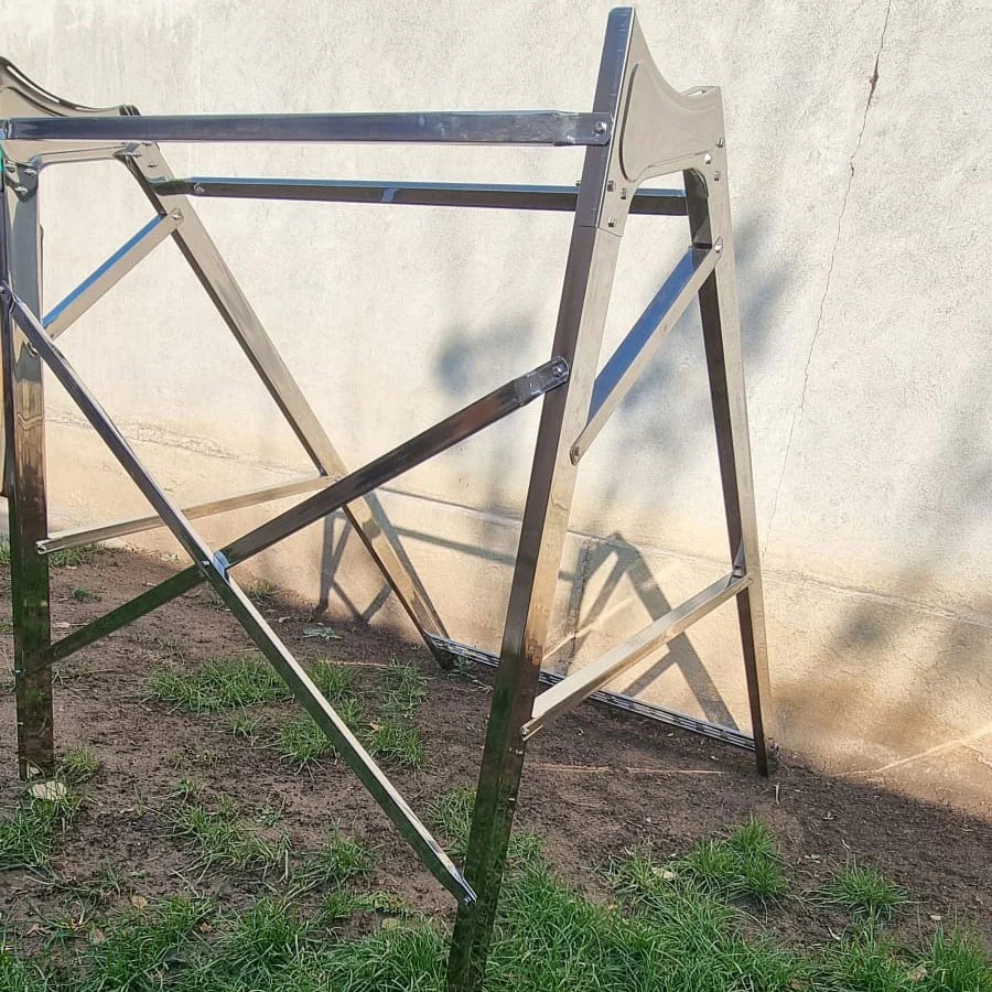 Cadru inox panou solar presurizat 150 litri