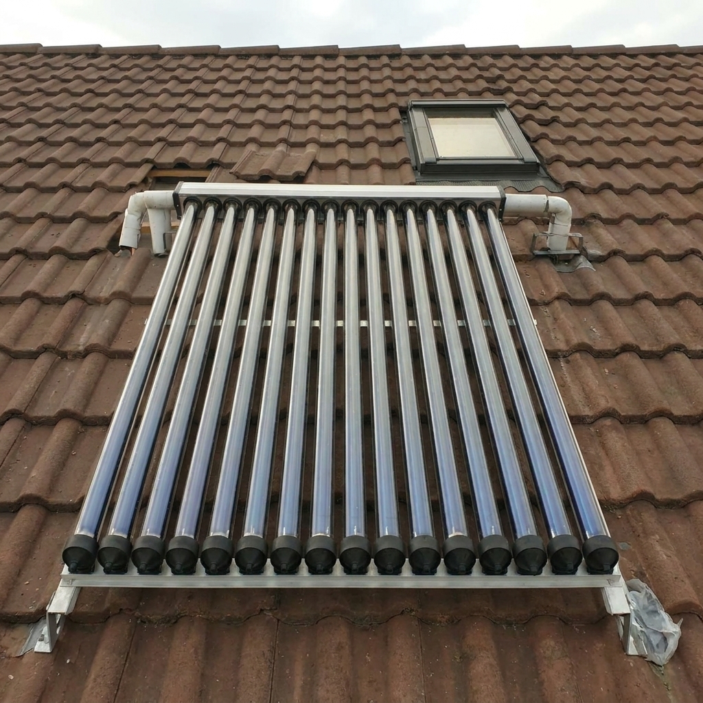 Colector Solar 1Energy, 15 tuburi vidate Heat-Pipe 58/1800 mm