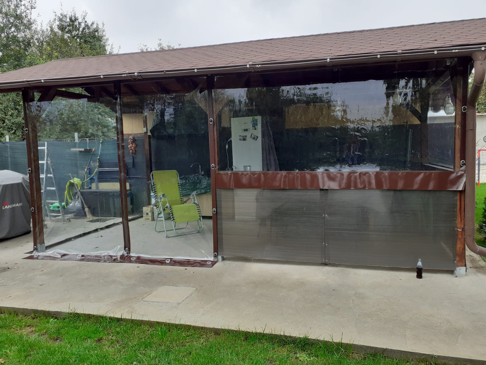 Inchidere foisor cu folie transparenta in Mogosoaia