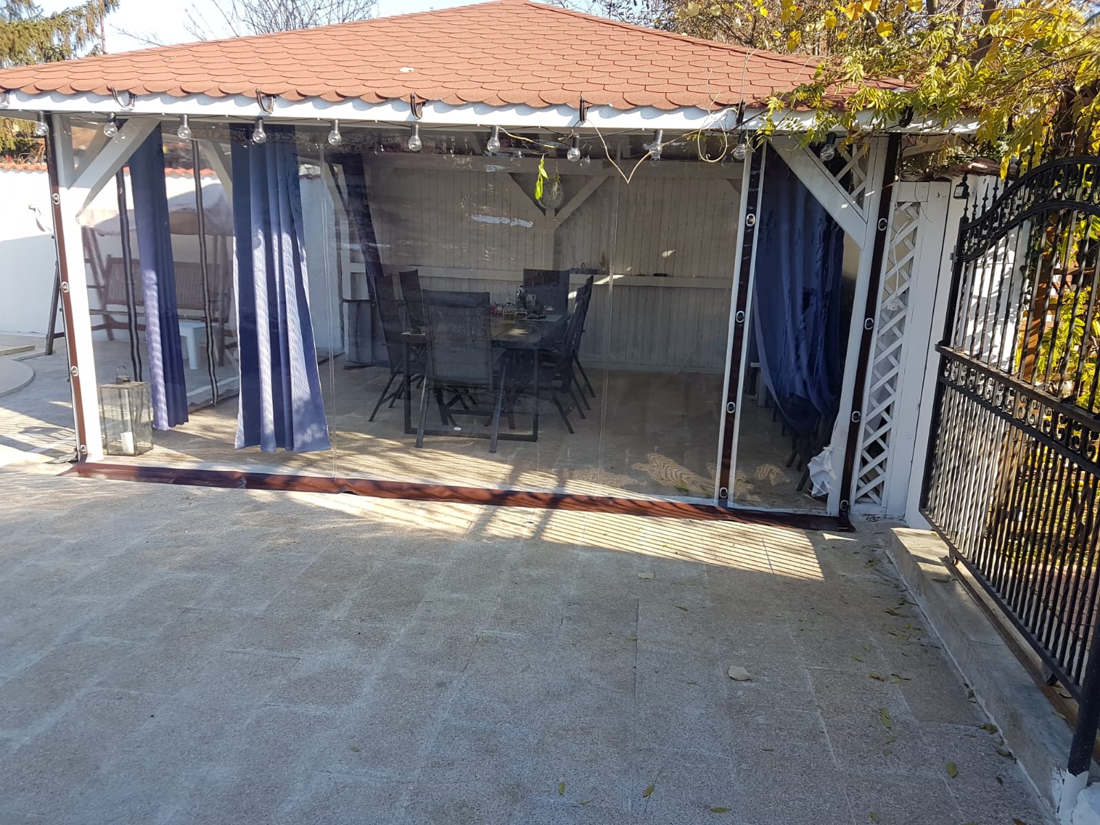 Inchidere terasa cu capse si bride in Magurele