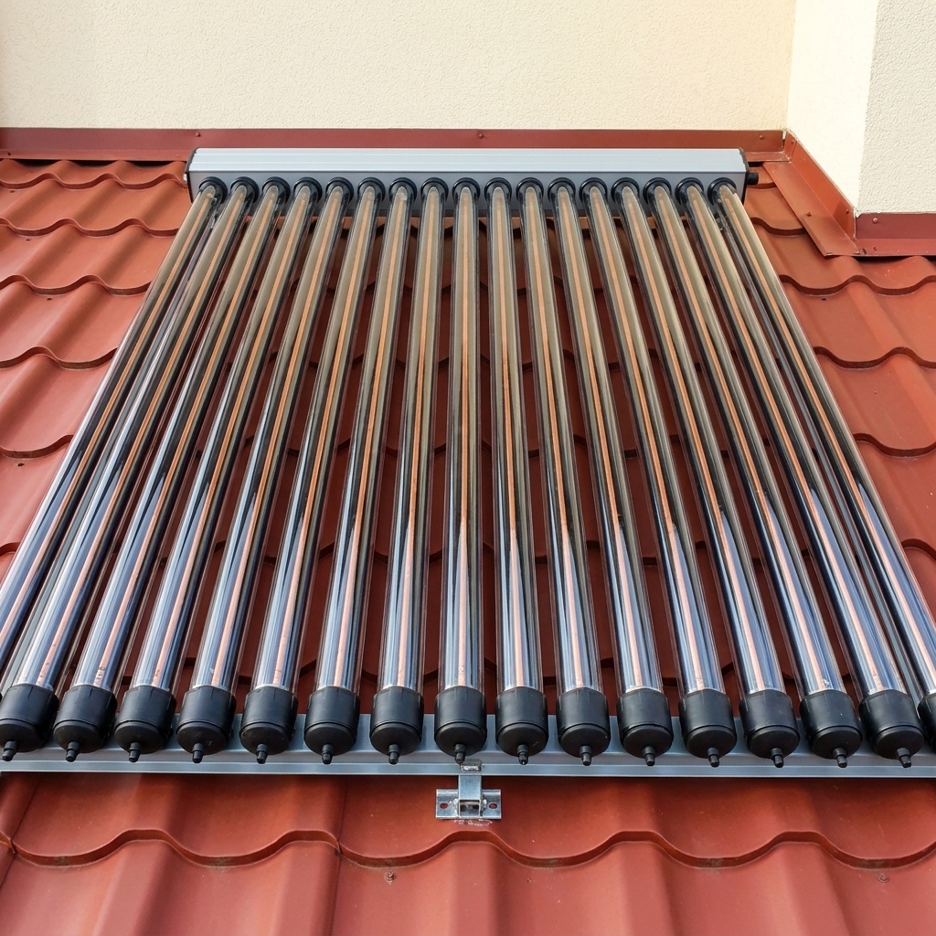 Panou solar apa calda 4 anotimpuri 1Energy, 18 tuburi vidate heat-pipe, fara boiler
