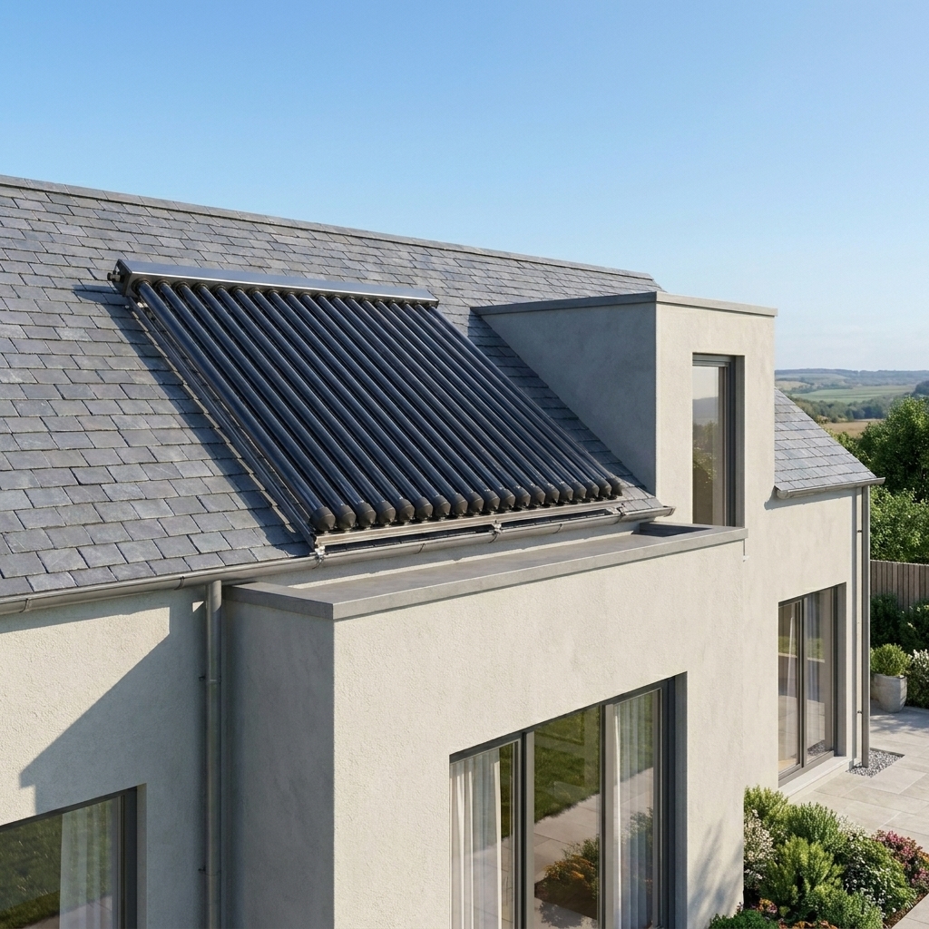 Panou solar apa calda 4 anotimpuri 1Energy, 20 tuburi vidate heat-pipe, fara boiler