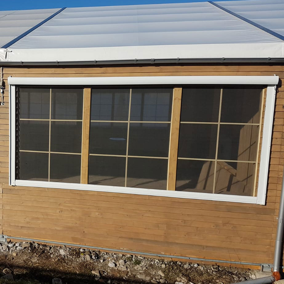 Rulou casetat folie transparenta, lungime 3,5m si deschidere 2,5 m