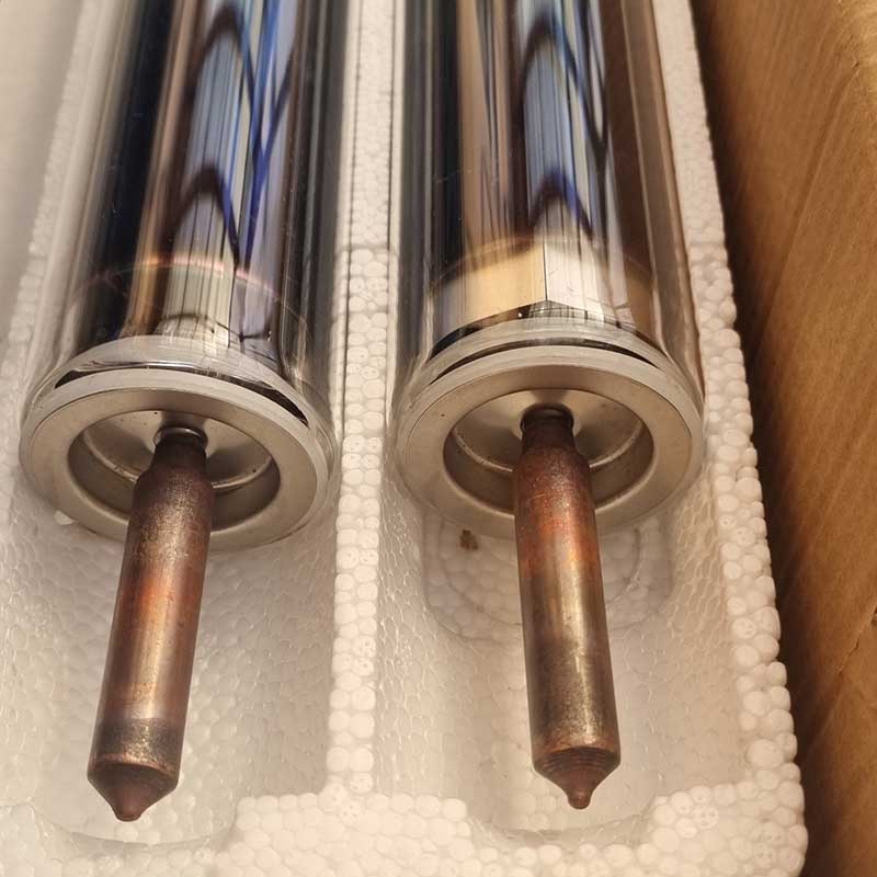Tub vidat heat-pipe, 58 x 1800 mm, cu oglinda captatie radiatie solara, pentru panouri solare presurizate