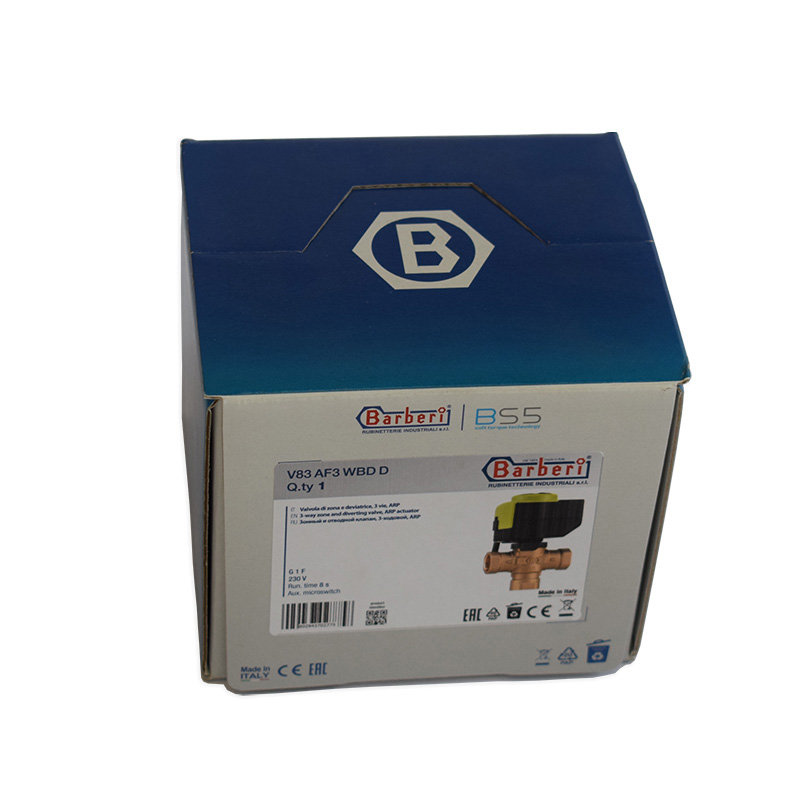 Vana de deviatie 3 cai cu servomotor 1fi, Barberi