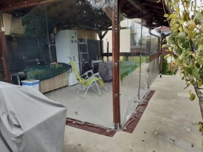 Inchidere foisor cu folie transparenta in Mogosoaia