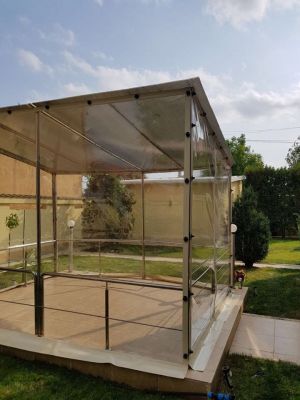 Inchidere spatiu de fumat cu folie transparenta in Pantelimon, Ilfov