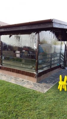 Inchidere terasa cu folie in Domnesti