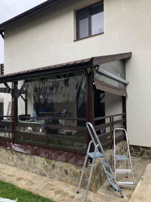 Inchidere terasa cu rulouri in zona Pipera