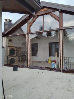 Inchidere terasa cu rulouri transparente in Ciorogarla