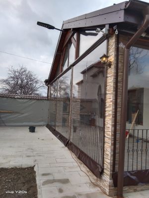 Inchidere terasa cu rulouri transparente in Ciorogarla