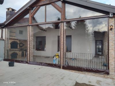 Inchidere terasa cu rulouri transparente in Ciorogarla