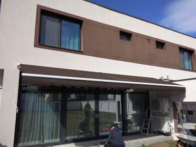 Instalare copertina retractabila pe manivela in Domnesti