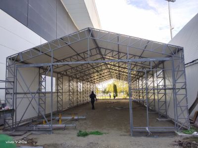 Instalare prelata cort pentru depozitare in Otopeni