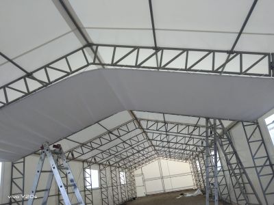 Instalare prelata cort pentru depozitare in Otopeni
