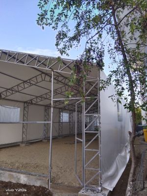 Instalare prelata cort pentru depozitare in Otopeni
