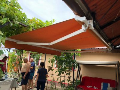 Montaj copertina retractabila textila in Bragadiru