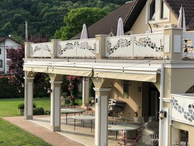 Montaj Copertine Retractabile la Pensiunea Casa Runcu in Runcu, Gorj