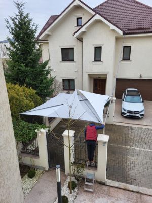 Montaj cu vele de umbrire in Bucuresti