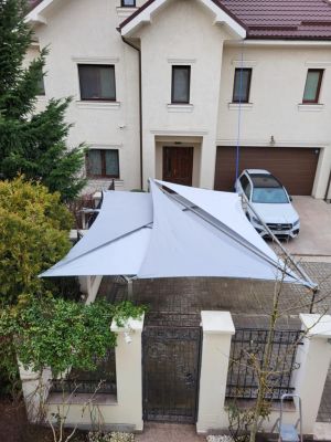 Montaj cu vele de umbrire in Bucuresti