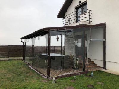 Montaj folie terasa cu bride in Chiajna