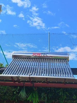 Montaj Panou Solar Apa Calda SONTEC, 300 litri, nepresurizat, cu automatizare, in Serbanesti, Arges