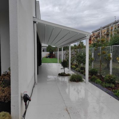 Montaj pergola retractabila cu senzori de vant in Bragadiru