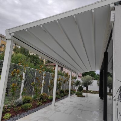 Montaj pergola retractabila cu senzori de vant in Bragadiru
