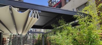Montaj pergola retractabila in Popesti-Leordeni
