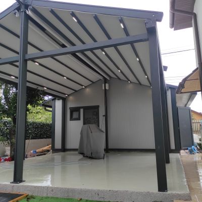 Montaj pergole automatizate din aluminiu in Constanta
