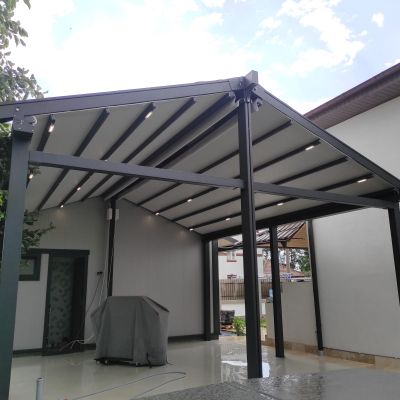 Montaj pergole automatizate din aluminiu in Constanta