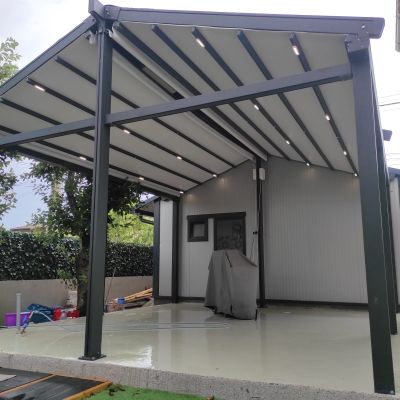 Montaj pergole automatizate din aluminiu in Constanta