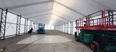 Montaj prelata profesionala pentru cort in Chiajna