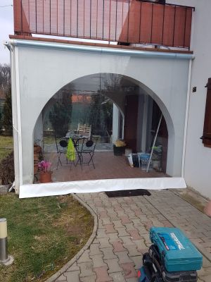 Montaj rulouri transparente automatizate in Snagov, Ilfov