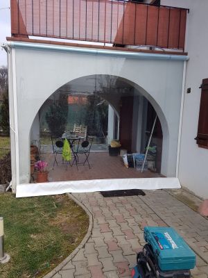 Montaj rulouri transparente automatizate in Snagov, Ilfov