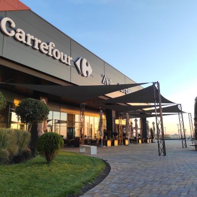 Montaj Vele de Umbriere la Promenada Mall Sibiu