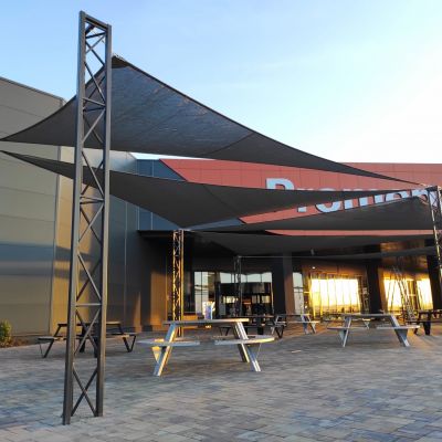 Montaj Vele de Umbriere la Promenada Mall Sibiu