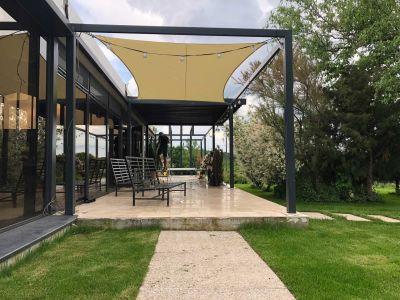 Montaj vele de umbrire terasa in Balotesti, Ilfov
