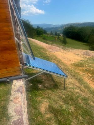 Panou Solar 4 Anotimpuri 1ENERGY, 40 tuburi, boiler 300 litri, montaj comuna Cabana Karstic Chalets, sat Matisesti, jud Alba