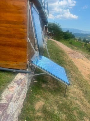 Panou Solar 4 Anotimpuri 1ENERGY, 40 tuburi, boiler 300 litri, montaj comuna Cabana Karstic Chalets, sat Matisesti, jud Alba