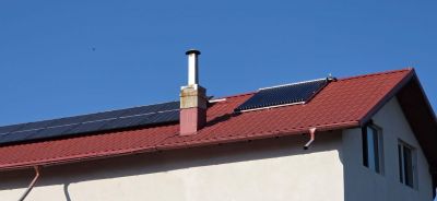 Panou Solar 4 Anotimpuri 1ENERGY, colectoar solar 24 tuburi, boiler 200 litri, montaj Calinesti, jud Arges