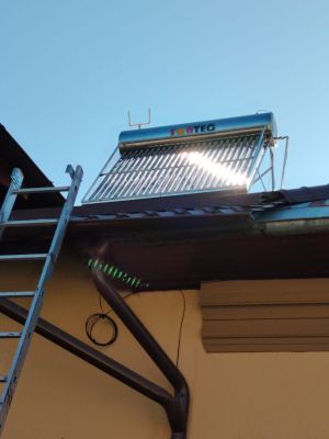 Panou Solar Nepresurizat, 150 litri, SONTEC, montaj Pietrosani, jud Arges