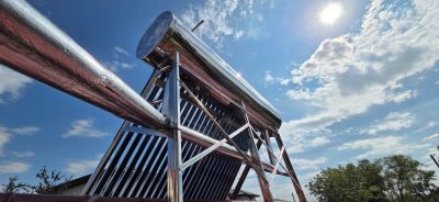 Panou solar presurizat 240 litri, SONTEC, montaj Dragomiresti Vale, jud Ilfov
