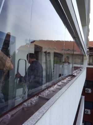 Protectie balcon cu rulouri transparente in Sectorul 5