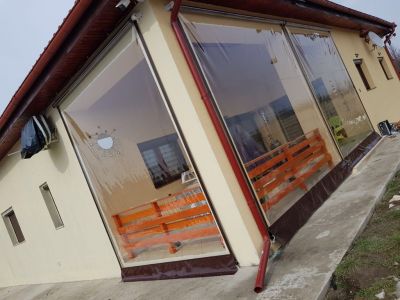 Protectie terasa cu folie pe tambur in Jilava