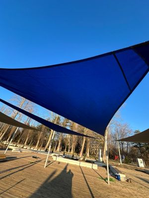 Sistem de umbrire cu Vele Solare in Statiunea Amara, Ialomita