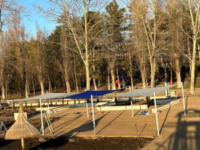 Sistem de umbrire cu Vele Solare in Statiunea Amara, Ialomita