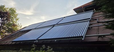 Sisteme panouri solare 4 anotimpuri cu 150 tuburi, cu aport la incalzirea piscinei, in Bogati, Arges