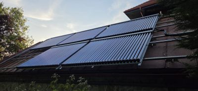 Sisteme panouri solare 4 anotimpuri cu 150 tuburi, cu aport la incalzirea piscinei, in Bogati, Arges